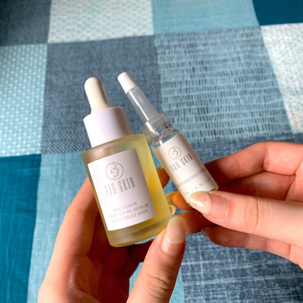 TAG SKIN評價？以肌之名好用嗎？
蜂毒絲絨精萃：油性肌也能使用的精萃油  裸光液肽皮秒 液態皮秒推薦